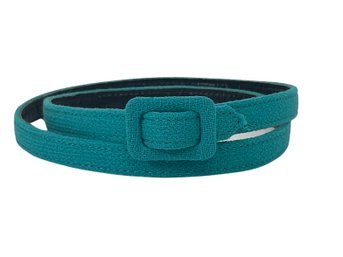 Oscar De La Renta Turquoise Thin Belt Size M