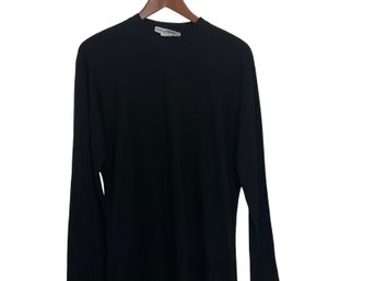 Dolce And Gabbana Black V-neck Top Size 50