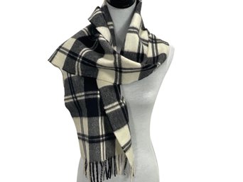 Burberrys Pure Lambswool Plaid Scarf