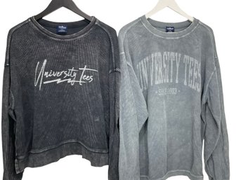 2 Charles River University Tees Oversized Tops Size M / L