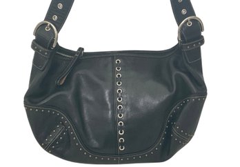 Coach Black Stud Handbag