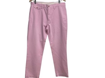 Ralph Lauren Polo Mens Pink Bedford Chino Size 34