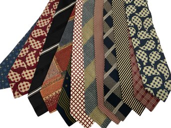 12 Vintage Giorgio Armani Silk Ties