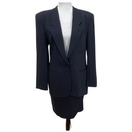 Emporio Armani Navy Blue Suit Size 42