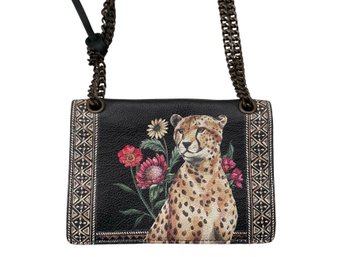 Brighton Africia Stories Cheetah Duma Flag Handbag