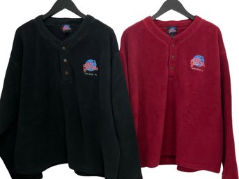 Pair Of Planet Hollywood Holiday 04 Fleece Tops Size L