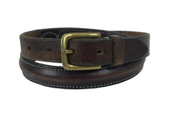 Brown Leather Womens Belt