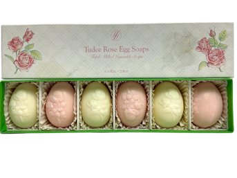 Tudor Rose Egg Soaps New In Box