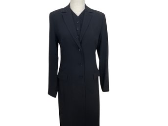 Sharp Zara Black 3 Piece Suit Size 6