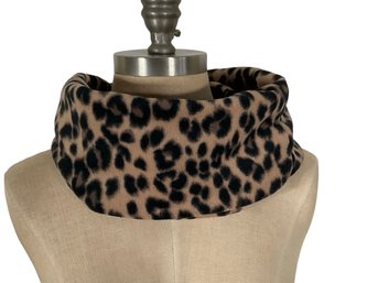 Chetah Print Fleece Neck Gaiter