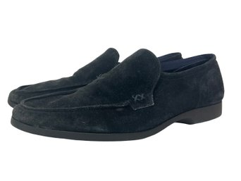 Giorgio Armani Black Suede Loafers