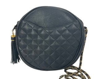 Saks Fifth Avenue Blue Quilted Bag