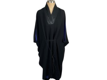 Blanc De Chine Black Electric Blue Dress - Size LA06/08 - New