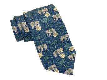 Hermes Paris Mens Elephant Neck Tie