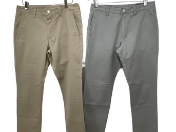 2 Pair Of Bonobos Chinos Tailored Fit Size 32