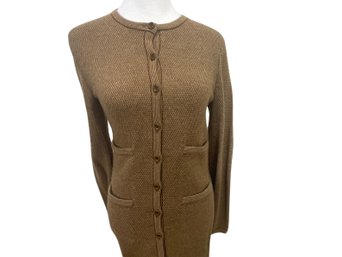 Oscar De La Renta Wool Cardigan Sweater