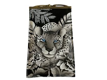 Anuschka Cleopatras Leopard Double Eye Glass Case