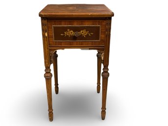 Floral Motif Side Table