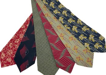 Six Giorgio  Armani Silk Ties