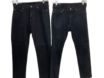 Pair Of Abercrombie & Fitch Black Skinny Jeans Size 30 X 32