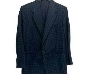 Fiorvanti New York Blue & Green Wool Jacket