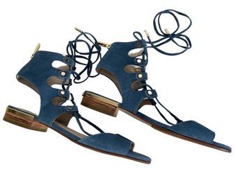 Louise Et Cie Blue Gladiator Sandals - Size 7.5
