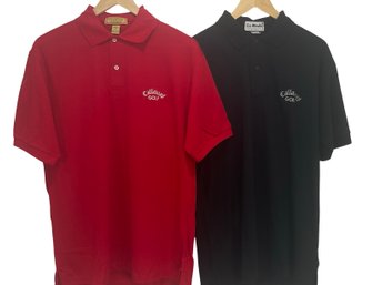 Pair Of Callaway Golf Polo Shirts Size M