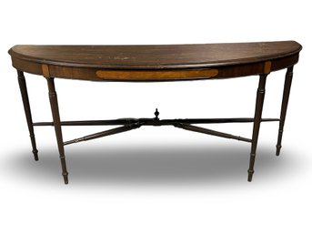 Five Foot Mahogany Console Table