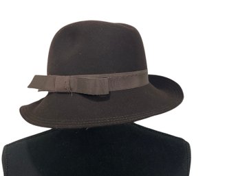 Geo W Bullman & Co. Brown 100 Wool Felt Hat