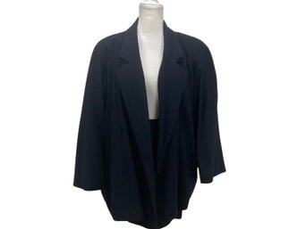 Donna Karan NY Black Jacket & Skirt Suit Size M