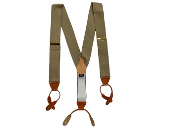 Albert Thurston Tan Suspenders