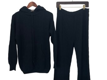 Cashmere Cashmere Black Sweatshirt Sweater And Pants