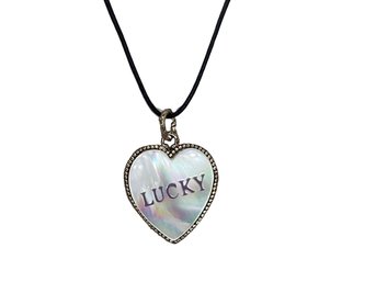 Satellite Lucky Heart Necklace