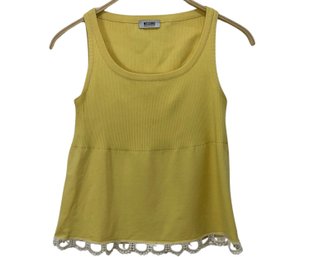 Moschino Yellow Top Size 6