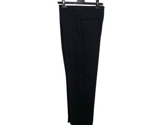 Lanvin Mens Black Pants With Suspenders Buttons Size 58