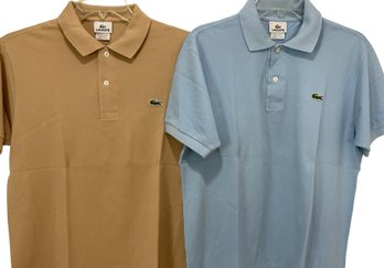 Pair Of Lacoste Mens Polo Shirts Size 4