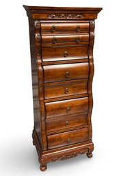 Butler Carved Cherry 7 Drawer Lingerie Chest