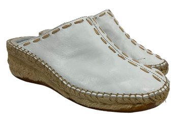 Zontary Club Leather Espadrilles Size 36