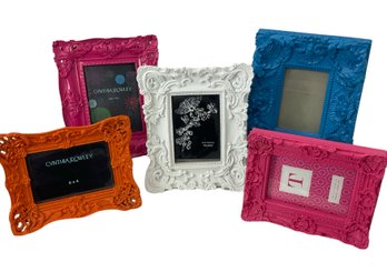 Group Of Cynthia Rowley And Twos Company Picture Frames