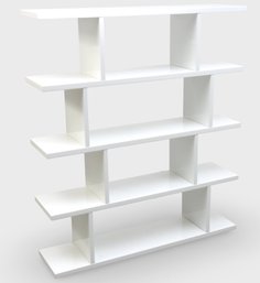 CB2 Modern White Bookcase
