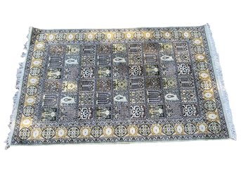 Hand Knotted Bokhara Area Rug