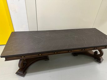 Vintage Slate Top Coffee Table