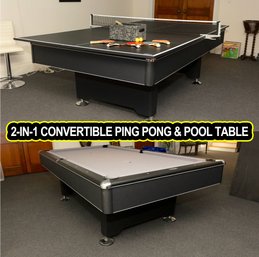 Imperial Pool Table With Ping Pong Table Topper