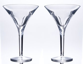 Waterford Martini Glasses- A Pair