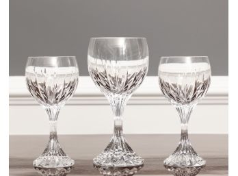 Baccarat Crystal Wine Glass Trio