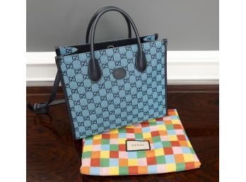 Gucci Canvas Tote Bag With Dust Bag