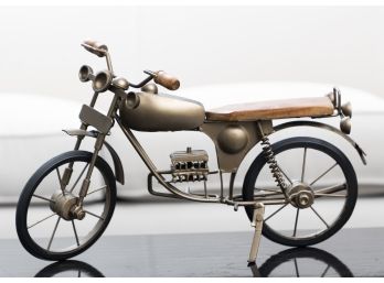 Decorative Old School Model Motorcycle
