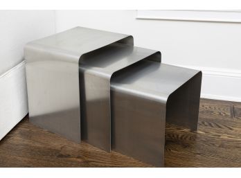 Kappa Francois Monnet Waterfall Bent Steel Nesting Tables