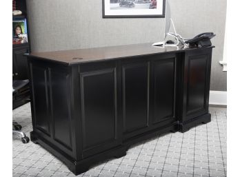 Executive Desk With File Storage