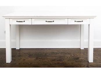 Pottery Barn Hampton Classic White Desk